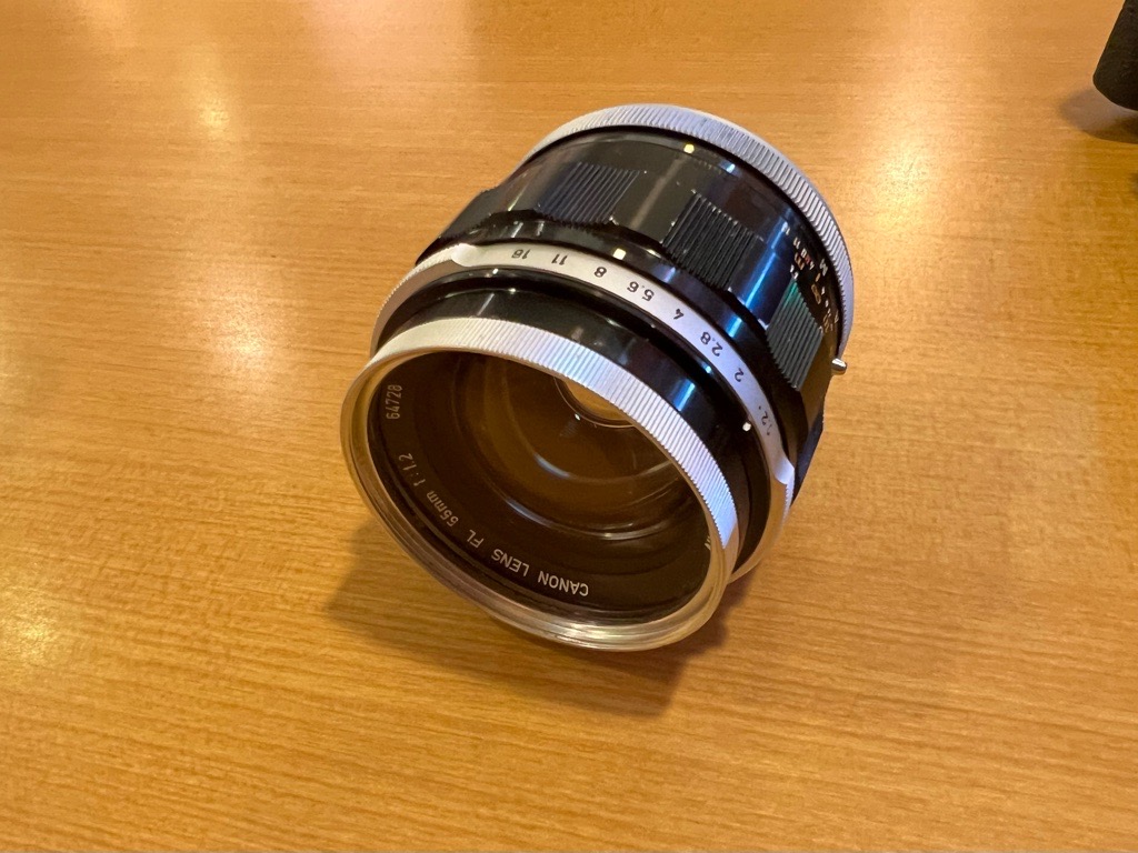 FD→ライカMダプター付キャノンレンズ FL55mm F1.2-